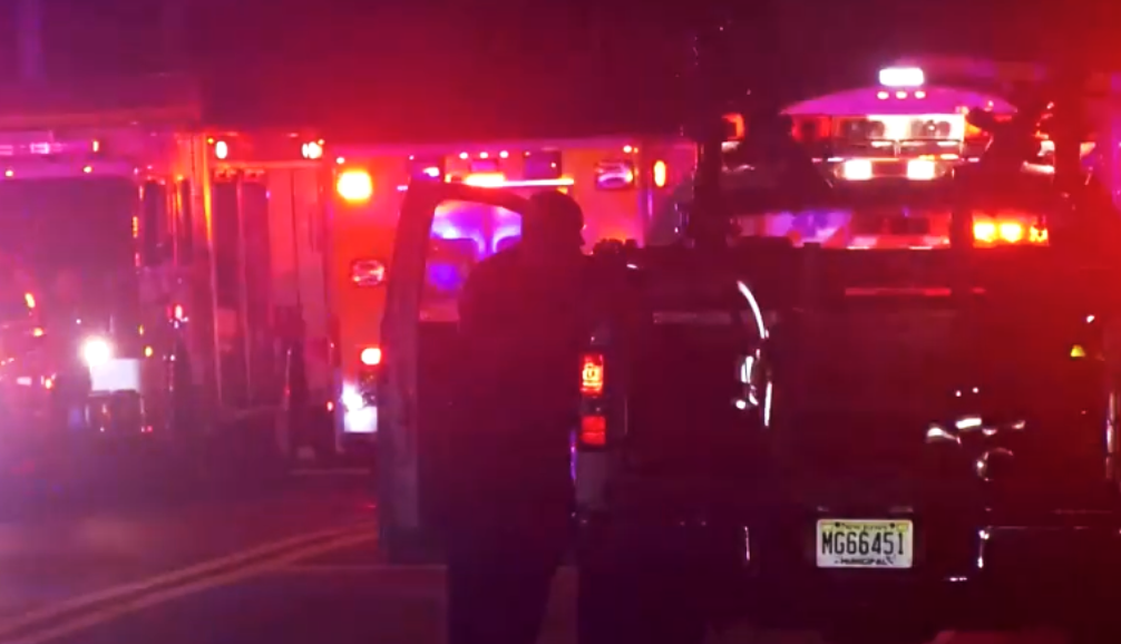Two firefighters die battling large cargo ship fire in New Jersey
